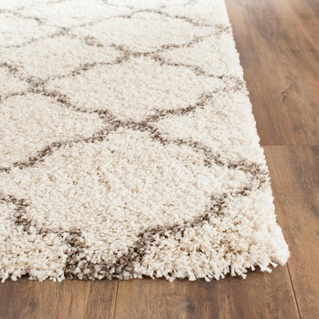 Safavieh Sgh-Hudson Shag Large Rectangle Rugs, Ivory and Grey - 8 x 10 ft. SGH282A-8